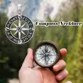 TOUPOP 925 Sterling Silver Celtic Knot Compass Necklace For Men-0-4