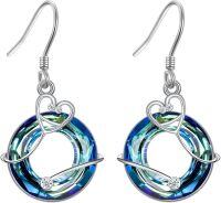 wholesale TOUPOP Nurse Gifts For Women Stethoscope Dangle Earrings Sterling Silver Crystal Nurse Jewelry -undefined