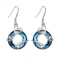 TOUPOP Sterling Silver Crystal Stethoscope Dangle Earrings Nurse Gifts-0-0