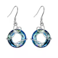 TOUPOP Sterling Silver Crystal Stethoscope Dangle Earrings Nurse Gifts-undefined