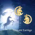 wholesale 14k Gold Cute Elephant Stud Earrings-0-5