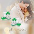 wholesale 925 Sterling Silver Shamrock Hat Stud Earrings - Irish Jewelry for Women & Girls-0-5