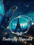 wholesale 925 Sterling Silver Blue Crystal Butterfly Adjustable Bracelet for Women Girls Gifts-0-5