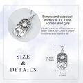 wholesale 925 Sterling Silver Capricorn Zodiac Pendant Necklace for Women-0-4