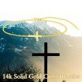 wholesale Gold Religious Cross Bracelet for Women - 7 inches Long -0-2