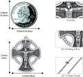wholesale 925 Sterling Silver Crucifix Pendant Cross Necklace Catholic s for Men Women Boys Girls-0-1