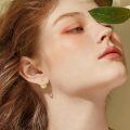 wholesale 925 Sterling Silver Moon Star Moon Phase Hoop Earrings-0-2
