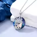 TOUPOP Sterling Silver Crystal Tree Of Life Pendant Sport Music Jewelry Gifts-0-3