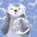 wholesale 925 Sterling Silver Otter Hoop Earrings Gift for Women Girls Jewelry Accessories-0-4