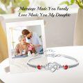 wholesale Sterling Silver Adjustable Infinity Heart Bangle for Women-0-27
