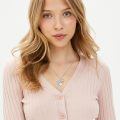 wholesale 925 Sterling Silver Heart Pendant Necklace With Moonstone And Crystals-0-4