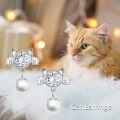 wholesale 925 Sterling Silver Cat Ear Studs with Paw Print and Pearl Drop for Women Girls  48 chars-0-2