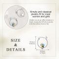 wholesale 925 Sterling Silver Bumblebee Hoop Earrings - Cute Animal  for Her-0-2