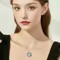 TOUPOP Sterling Silver & Stone Sister Necklace Gift for Women-0-1