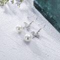 wholesale Silver Bat Pearl Drop Earrings for Women - Anniversary s-0-1