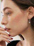 wholesale 925 Sterling Silver Ghost Earrings Wholesale With Top Hat And Bow-0-4