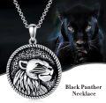 wholesale 925 Sterling Silver Aztec Lion Head Pendant Necklaces for Men s-0-5