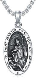 wholesale 925 Sterling Silver St Martin Pendant Necklace  Religious s for Men & Women-0-0
