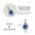 wholesale 925 Sterling Silver Filigree Teardrop Pendant Necklace for Women-0-11