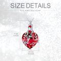 wholesale TOUPOP Red Cardinal Gifts For Women S925 Sterling Silver Cardinal Pendant Necklace Memorial Jewelry Gifts Birthday Christmas -0-3