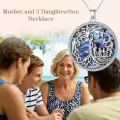 TOUPOP Sterling Silver Tree Of Life Mother Necklace Jewelry Gifts-0-2