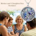 TOUPOP Sterling Silver Tree Of Life Mother Necklace Jewelry Gifts-0-2