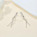 wholesale 925 Sterling Silver Drumstick Dangle Earrings for Women Men Music Lovers Unique -0-2
