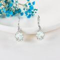 wholesale 925 Sterling Silver Black Enamel Drop Earrings Wholesale With Filigree Design-0-7