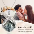 wholesale 925 Sterling Silver Moonstone Lapis Larimar Moss Agate Teardrop Filigree Pendant-0-44