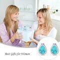 wholesale Sterling Silver Opal Moonstone Larimar Turquoise Teardrop Stud Earrings-0-9