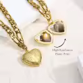 wholesale Gold 925 Sterling Silver Dragonfly Heart Photo Locket Charm Bracelet Wholesale for Women-0-23