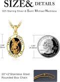 wholesale 925 Sterling Silver & 24k Gold Plated St Michael Protect Us Angel Pendant Necklace for Men/Women-0-1