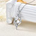 TOUPOP 925 Sterling Silver Infinity Love Pendant Necklace Gift for Women-0-4