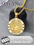 wholesale 925 Sterling Silver St. Paul Medal Pendant with 22  - Hypoallergenic Religious Jewelry for All Genders-0-3