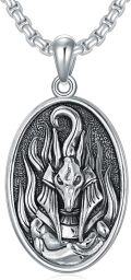 wholesale 925 Sterling Silver Aztec Lion Head Pendant Necklace  for Men-0-0