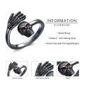 wholesale 925 Sterling Silver Skull Rings Wholesale With Cross Detail-0-3