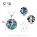 wholesale 925 Sterling Silver Softball Player Pendant Necklace-0-5