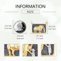 wholesale 925 Sterling Silver Rhino And Boy Lapis Lazuli Pendant Necklace-0-3