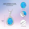 wholesale Sterling Silver Opal Turquoise Moonstone Moss Agate Urn Necklace for Ashes-0-3