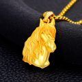 wholesale Gold 925 Sterling Silver Horse Head Pendant Necklace - Equestrian s for Her-0-1