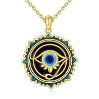 wholesale 925 Sterling Silver Evil Eye Pendant Necklace-A-Evil Eye