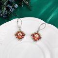 wholesale 925 Sterling Silver Thanksgiving Turkey Drop Earrings - Holiday  for Women and Mothers-0-2