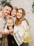 wholesale Sterling Silver 14K Gold Plated Mother Father Daughter Son Necklace Mother s Day Gift-0-25