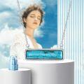 wholesale 925 Sterling Silver Rectangle Turquoise and Larimar Minimalist Bar Pendant Necklace-0-4