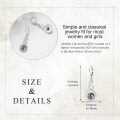 wholesale 925 Sterling Silver Green Turquoise Drop Earrings Platinum Plated Twisted Swirl Jewelry For Women-0-33