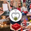 wholesale 925 Sterling Silver Peridot Irish Claddagh Necklace - 20mm Heart Pendant with 18+2 Chain - Gift for Her, Mother, Wife, Friend, Daughter, Sister - Love, Friendship, Loyalty Symbol - Birthday, Anniversary, Christmas-0-4