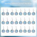 TOUPOP Sterling Silver Crystal Zodiac Libra Constellation Earrings-0-6