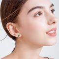 wholesale 925 Sterling Silver Green Enamel Frog Stud Earrings Animal s for Women Girls-0-9