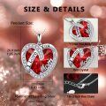 TOUPOP Sterling Silver Crystal I Love You Mom Heart Jewelry Gift-0-4