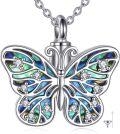 wholesale 925 Sterling Silver Butterfly Pet Paw Cremation Jewelry Maple Leaf Urn Keepsake Pendant Necklace for Ashes with Funnel and Fill Kit-0-0